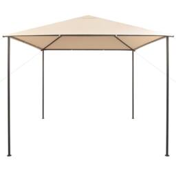 Berkfield Home Gazebo Pavilion Tent Canopy 3x3 m Steel Beige