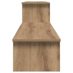 Berkfield Home TV Cabinet Artisan oak 180 x 30 x 43 cm Engineered wood in Brown - thumbnail 6