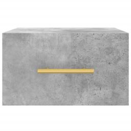 Berkfield Home Wall-mounted Bedside Cabinet Concrete Grey 35x35x20 cm - Size: 35 x 35 x 20 cm - thumbnail 5