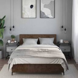 Berkfield Home Bedside Cabinets 2 pcs Gery Sonoma 40x40x55 cm Engineered Wood in Grey - Size: 40 x 40 x 55 cm - thumbnail 2