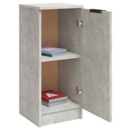 Berkfield Home Sideboard Concrete Grey 30x30x70 cm Engineered Wood - Size: 30 x 30 x 70 cm - thumbnail 5
