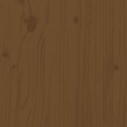Berkfield Home Beautiful Bed Frame Honey Brown Solid Wood 75x190 cm Small Single - thumbnail 8