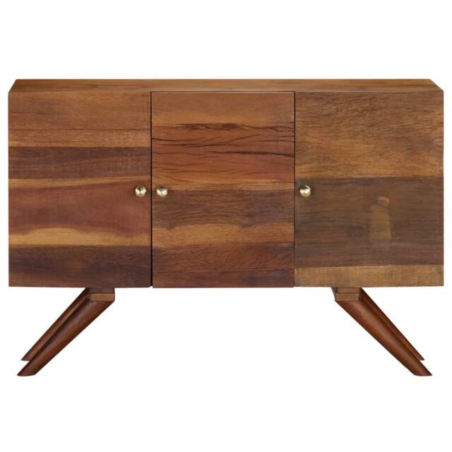 Berkfield Home Sideboard Brown Solid Reclaimed Wood 110x30x75 cm - Size: 110 x 30 x 75 cm - image 1