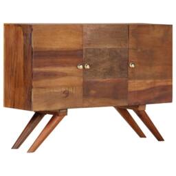 Berkfield Home Sideboard Brown Solid Reclaimed Wood 110x30x75 cm - Size: 110 x 30 x 75 cm - thumbnail 2