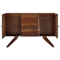 Berkfield Home Sideboard Brown Solid Reclaimed Wood 110x30x75 cm - Size: 110 x 30 x 75 cm - thumbnail 3