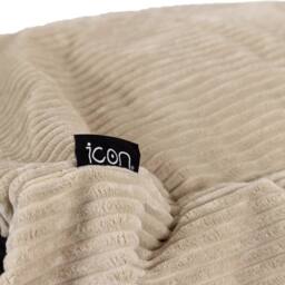 icon Cecilia Jumbo Cord Giant Bean Bag Sofa in Stone - Size: Medium - thumbnail 6