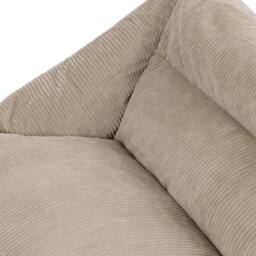 icon Cecilia Jumbo Cord Giant Bean Bag Sofa in Stone - Size: Medium - thumbnail 5