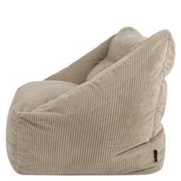 icon Cecilia Jumbo Cord Giant Bean Bag Sofa in Stone - Size: Medium - thumbnail 7