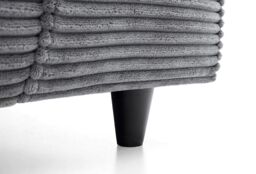 Snugg Furniture UK Limited (Full Back) Milo Jumbo Cord 4 Seater 2 Corner Jumbo Cord Sofa in Grey - thumbnail 3