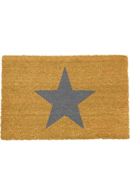 Artsy Mats Star Grey Doormat - Regular 60x40cm - Size: 40 cm x 60 cm - image 1