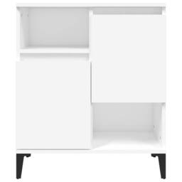 Berkfield Home Sideboards 2 pcs White 60x35x70 cm Engineered Wood - Size: 60 x 35 x 70 cm - thumbnail 6