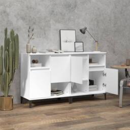 Berkfield Home Sideboards 2 pcs White 60x35x70 cm Engineered Wood - Size: 60 x 35 x 70 cm - thumbnail 1