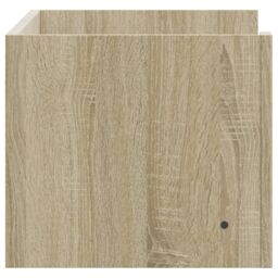 Berkfield Home Wall Shelf Sonoma Oak 70.5x35x30.5 cm Engineered Wood in Brown - thumbnail 5