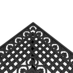 Berkfield Home Garden Table Black 80x80x75 cm Cast Aluminium - Size: 80 x 80 x 75 cm - thumbnail 9