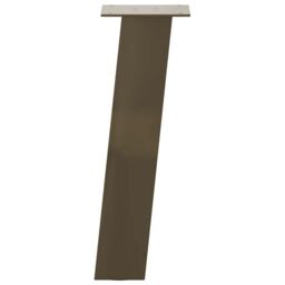 Berkfield Home Coffee Table Legs 4 pcs Natural Steel 30 cm Steel in Brown - thumbnail 5