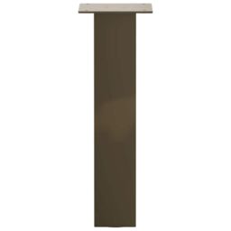 Berkfield Home Coffee Table Legs 4 pcs Natural Steel 30 cm Steel in Brown - thumbnail 6