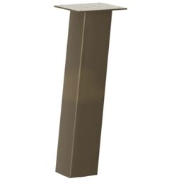 Berkfield Home Coffee Table Legs 4 pcs Natural Steel 30 cm Steel in Brown - thumbnail 4