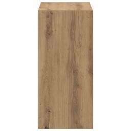 Berkfield Home Bookcase Artisian Oak 68.5x32x68.5 cm Engineered Wood in Brown - thumbnail 5