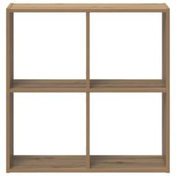 Berkfield Home Bookcase Artisian Oak 68.5x32x68.5 cm Engineered Wood in Brown - thumbnail 4