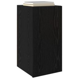 Berkfield Home TV Unit with Shelf Wall-mounted Other with Storage with Door 2 pcs Black oak Engineered Wood - thumbnail 3