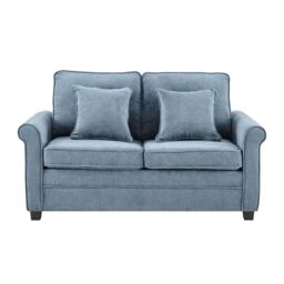 Bravich LTD Ramy Sofa Bed Corduroy 2 Seater Fold Out Mattress in Blue - thumbnail 8