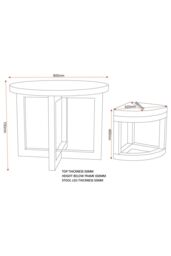Seconique Cambourne Stowaway Dining Set in Light Oak - thumbnail 6