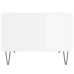 Berkfield Home Modern Coffee Table High Gloss White 60x50x36.5 cm Engineered Wood - thumbnail 5
