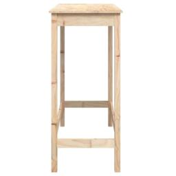 Berkfield Home Beautiful Bar Table 100x50x110 cm Solid Wood Pine in Light Tan - Size: 100 x 50 x 110 cm - thumbnail 6