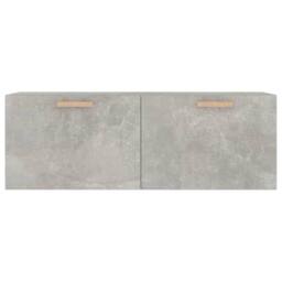 Berkfield Home Wall Cabinet Concrete Grey 100x36.5x35 cm Engineered Wood - thumbnail 5