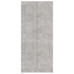 Berkfield Home Book Cabinet Concrete Grey 82.5x30.5x185.5 cm Engineered Wood - thumbnail 6