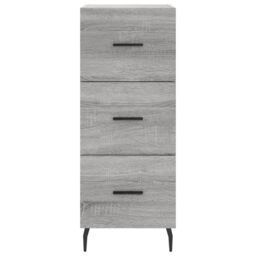 Berkfield Home Sideboard Grey Sonoma 34.5x34x90 cm Engineered Wood - thumbnail 6