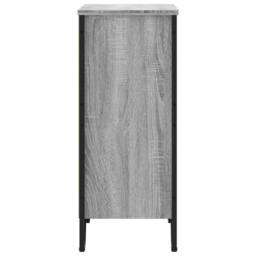 Berkfield Home Modern Bookcase Grey Sonoma 80x31x74.5 cm Engineered Wood - thumbnail 5