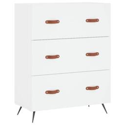 Berkfield Home Highboard White 69.5x34x180 cm Engineered Wood - thumbnail 7