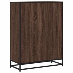 Berkfield Home Book Cabinet Brown Oak 80.5x35x107.5 cm Engineered Wood - thumbnail 6