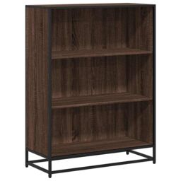 Berkfield Home Book Cabinet Brown Oak 80.5x35x107.5 cm Engineered Wood - thumbnail 2