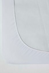 Homescapes Cot Bed Terry Towelling Waterproof Mattress Protector Pack of 2 in White - thumbnail 2
