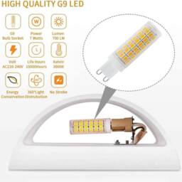 Kelvenix Indoor Modern LED Wall Light Plaster Wall Up&Down Hallway Bedroom in White - thumbnail 5