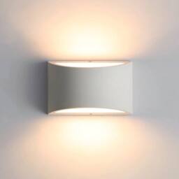 Kelvenix Indoor Modern LED Wall Light Plaster Wall Up&Down Hallway Bedroom in White - thumbnail 1