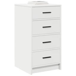 Berkfield Home Sideboard White 40x41x75 cm Engineered Wood - Size: 40 x 41 x 75 cm - thumbnail 3