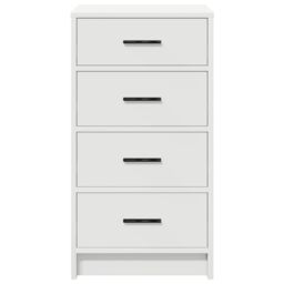 Berkfield Home Sideboard White 40x41x75 cm Engineered Wood - Size: 40 x 41 x 75 cm - thumbnail 7