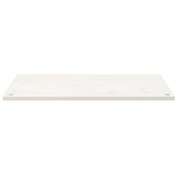 Berkfield Home Desk Top White 110x55x2.5 cm Solid Wood Pine - thumbnail 3