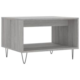 Berkfield Home Coffee Table Grey Sonoma 60x50x40 cm Engineered Wood - Size: 60 x 50 x 40 cm - thumbnail 6