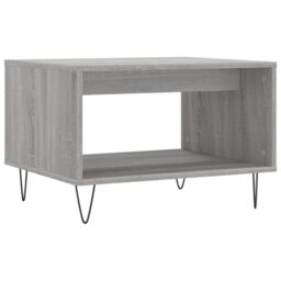 Berkfield Home Coffee Table Grey Sonoma 60x50x40 cm Engineered Wood - Size: 60 x 50 x 40 cm - thumbnail 2