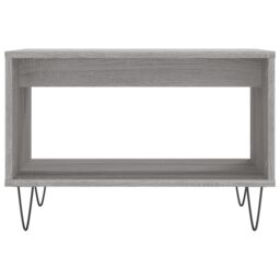 Berkfield Home Coffee Table Grey Sonoma 60x50x40 cm Engineered Wood - Size: 60 x 50 x 40 cm - thumbnail 4