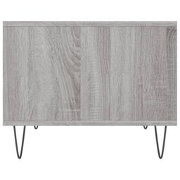 Berkfield Home Coffee Table Grey Sonoma 60x50x40 cm Engineered Wood - Size: 60 x 50 x 40 cm - thumbnail 5