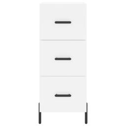 Berkfield Home Highboard White 34.5x34x180 cm Engineered Wood - thumbnail 6