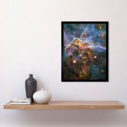 Artery8 Hubble Space Telescope Image Pillar & Jets HH 901/902 Colourful Carina Nebula View The Largest Star Birth Region In The Milky Way Art Print - thumbnail 2