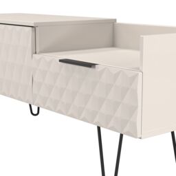 Ready Assembled 2 U Islay 2 Drawer Coffee TV Unit (Ready Assembled) in Taupe - thumbnail 5