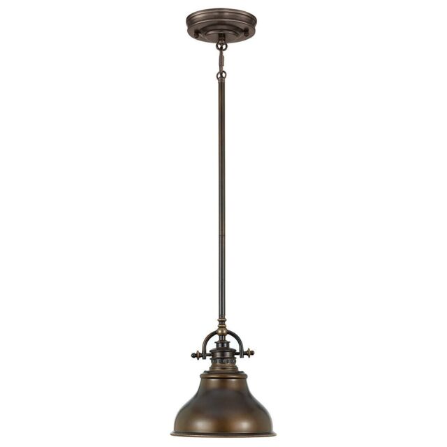 Loops 1 Bulb Ceiling Pendant Light Fitting Palladian Bronze LED E27 100W Bulb