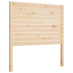 Berkfield Home Bed Headboard 96x4x100 cm Solid Wood Pine in Light Tan - Size: 96 x 4 x 100 cm - thumbnail 1